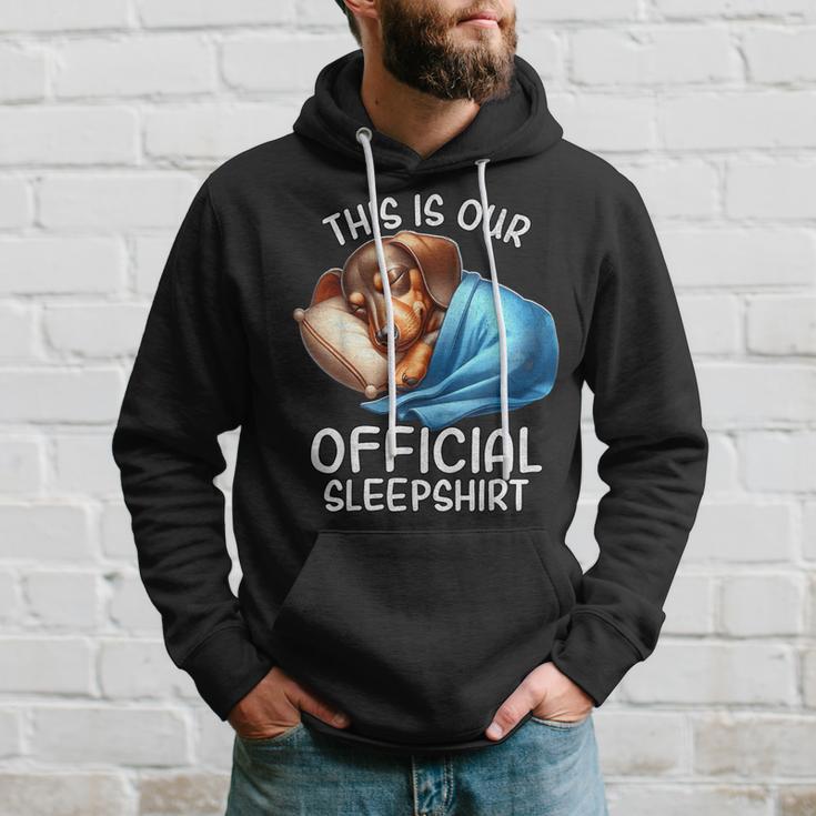 Dachshund Pyjamas Official Dachshund Kapuzenpullover Geschenke für Ihn