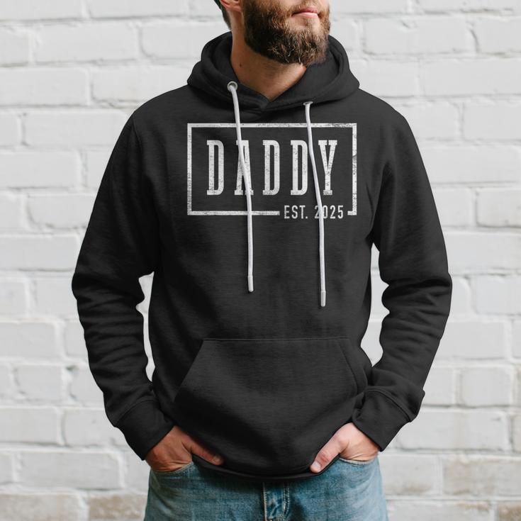 Daddy 2025 Daddy To Be New Daddy Sleek Framed Kapuzenpullover Geschenke für Ihn