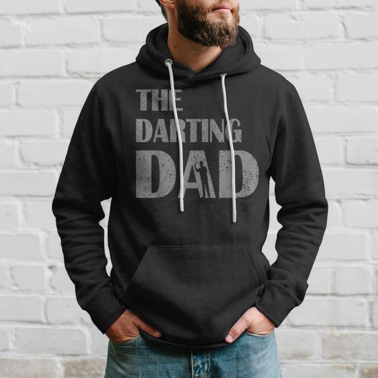 The Darting Dad Dartsport Darter Sprüche Dartboard Kapuzenpullover Geschenke für Ihn