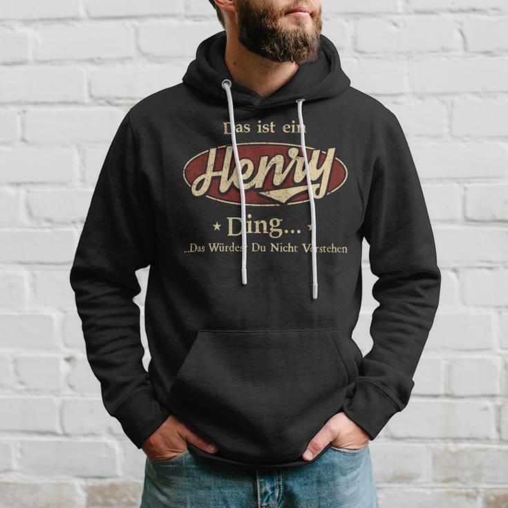 Das Ist Ein Henry Ding Das Würdest Du Nicht Verstehen Henry Name Kapuzenpullover Geschenke für Ihn