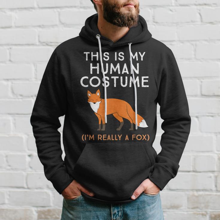 Das Ist Mein Menschen I'm Really A Fox Kapuzenpullover Geschenke für Ihn