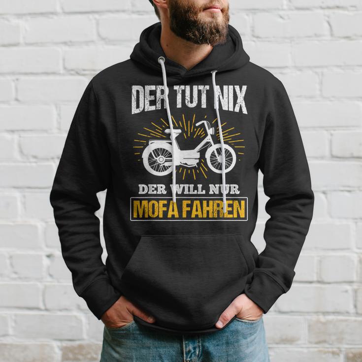 Der Will Nur Mofa Fahren Moped Mofafahrer Mofa Kapuzenpullover Geschenke für Ihn