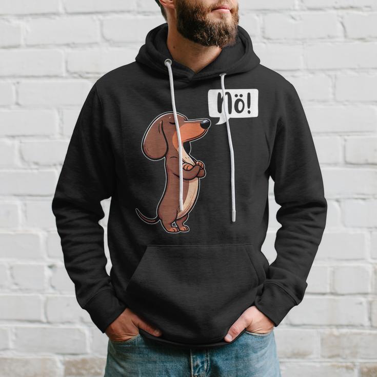 Dickköpfiger Rauhaardackel Nö Dachshund Dog Dog Kapuzenpullover Geschenke für Ihn