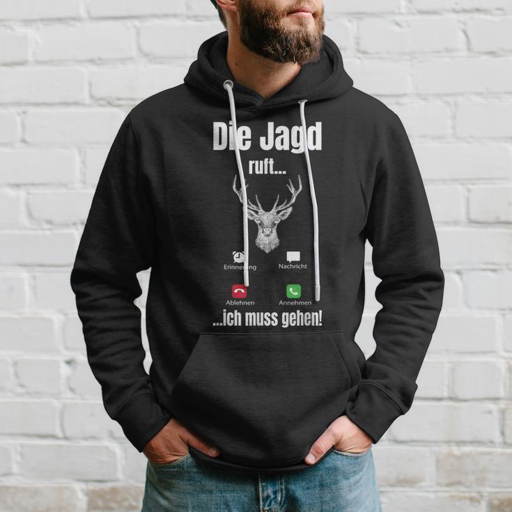 Die Hagd Call I Must Go Deer Hunter Forest Kapuzenpullover Geschenke für Ihn