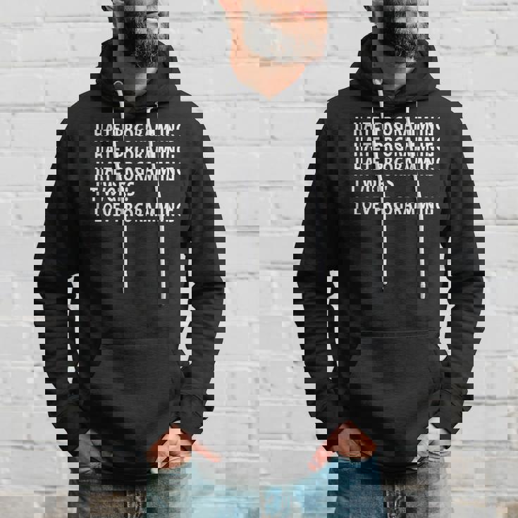 Divertido Odio Programar El Regalo De Codificación Para El Programador Sudadera Regalos para él