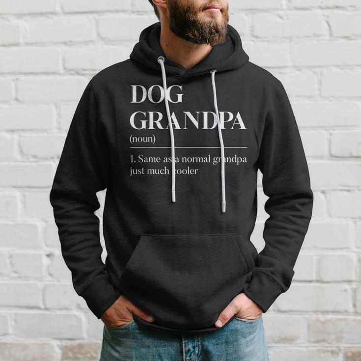 Dog Grandpa Lustige Hunde-Opa-Definition Father's Day Kapuzenpullover Geschenke für Ihn