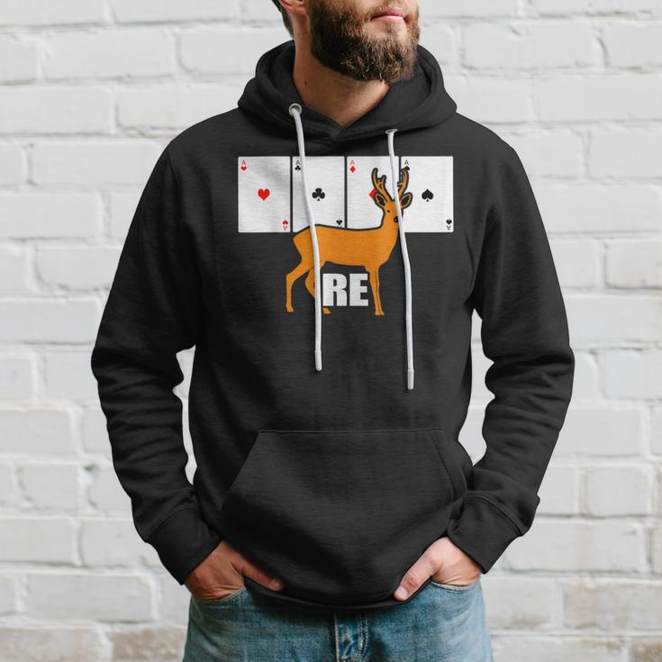 Double Head Card Game Re Kapuzenpullover Geschenke für Ihn