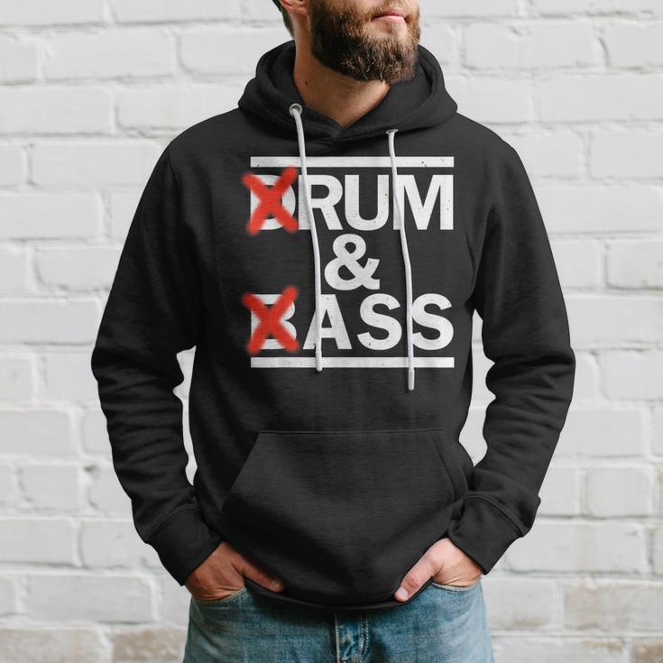 Drum & Bass Rum & Ass Rave Party Edm Dj House Music Kapuzenpullover Geschenke für Ihn