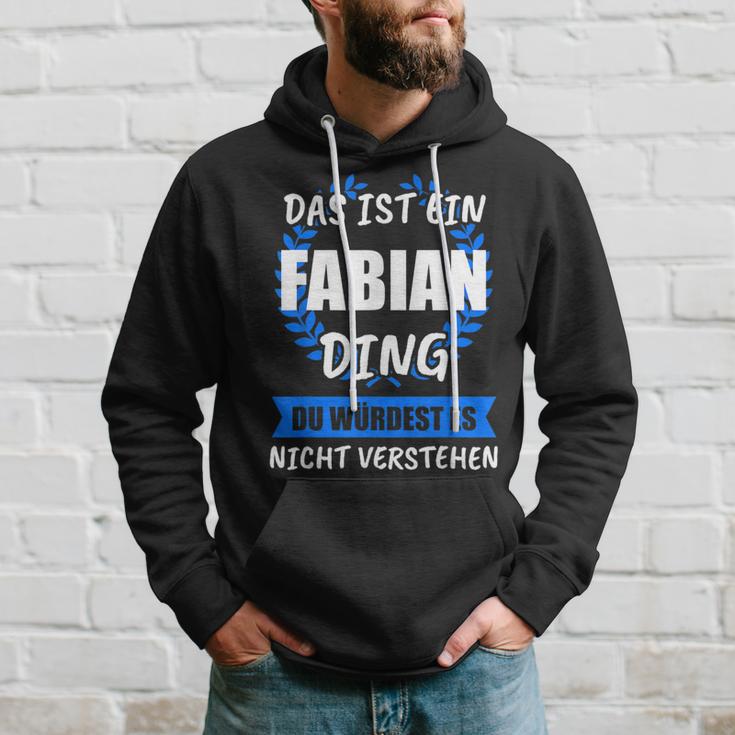 Fabian Name First Name Kapuzenpullover Geschenke für Ihn