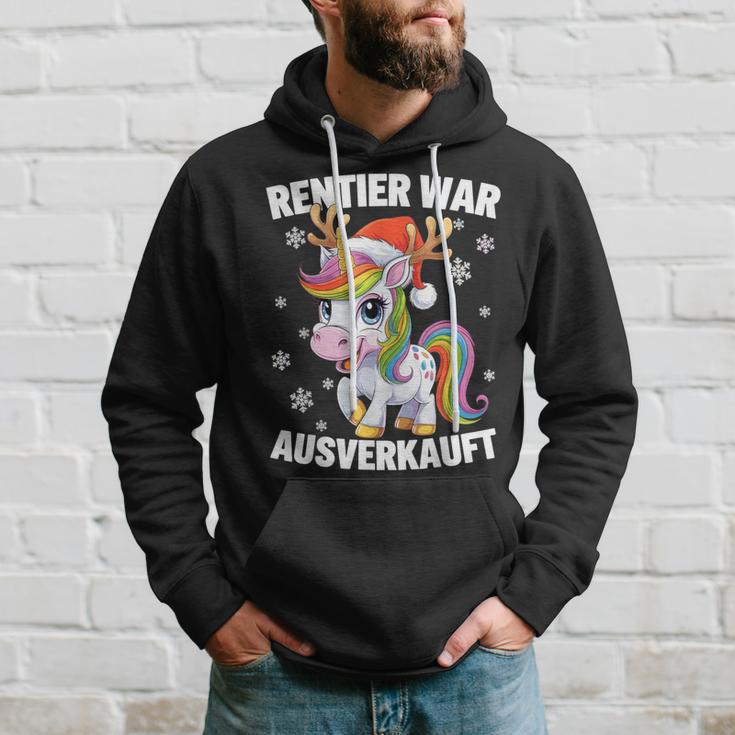 Christmas Unicorn Reindeer Was Out Sold Out Kapuzenpullover Geschenke für Ihn