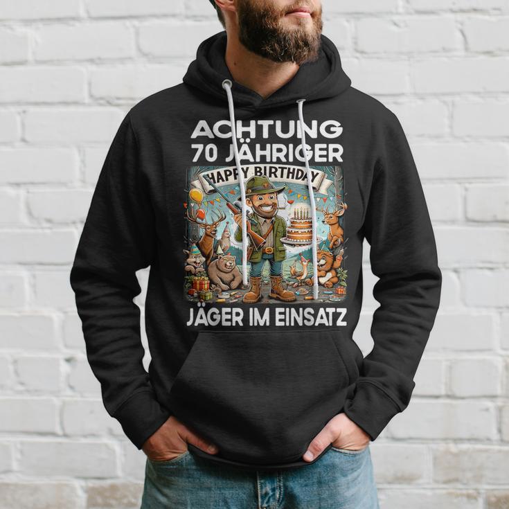 Hunter Forester Birthday 70 Years Old Kapuzenpullover Geschenke für Ihn