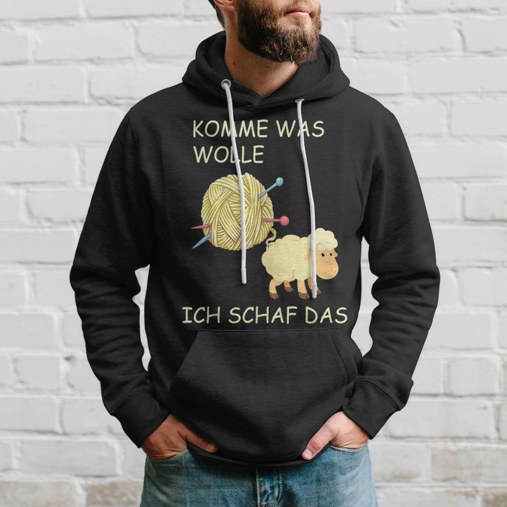 Knitting Saying Comme Was Wolle Ich Sheep Das Kapuzenpullover Geschenke für Ihn