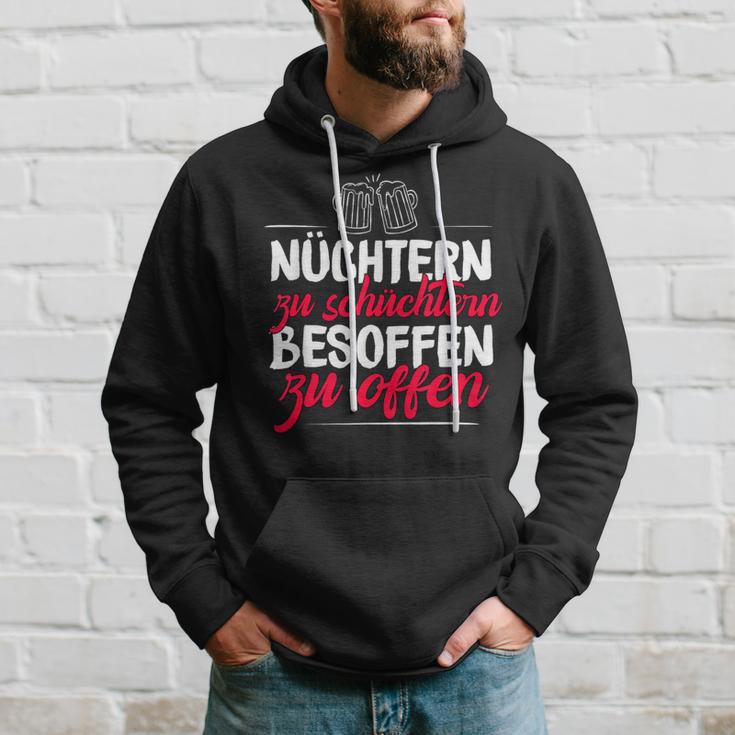 Quote Nüchtern Zu Schüchtern Besoffen Zu Open Kapuzenpullover Geschenke für Ihn