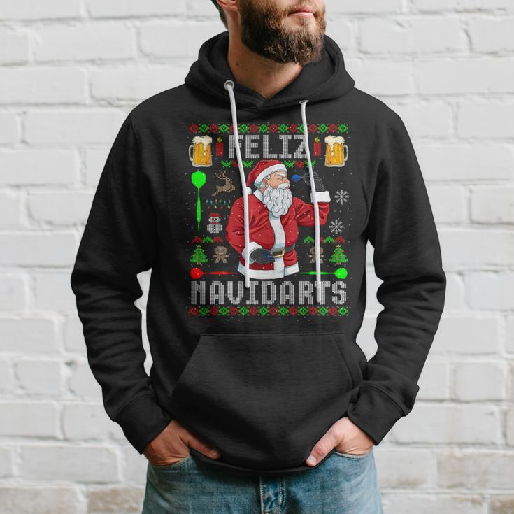 Ugly Christmas Darts Feliz Navidarts Kapuzenpullover Geschenke für Ihn