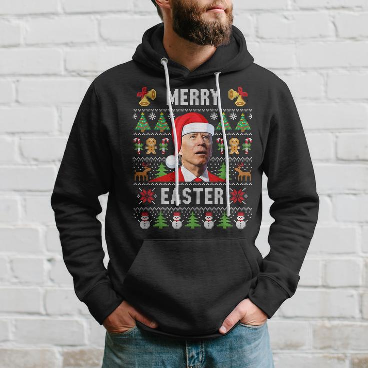 Ugly Jumper Merry Easter Biden Christmas Kapuzenpullover Geschenke für Ihn