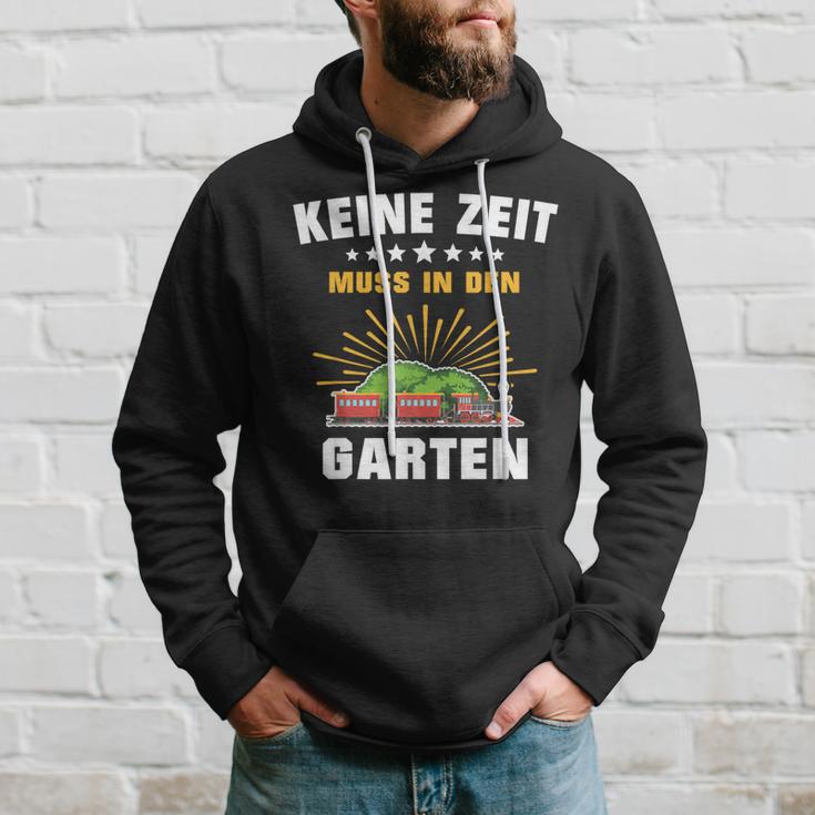 Gartenbahn Steam Train Model Railway Garden Slogan Kapuzenpullover Geschenke für Ihn