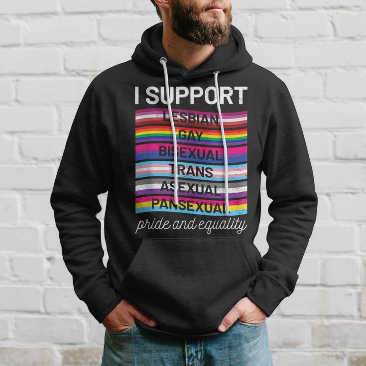 Gay Pride Lgbt Support Trans Pan Lesbian Bi Equality Kapuzenpullover Geschenke für Ihn