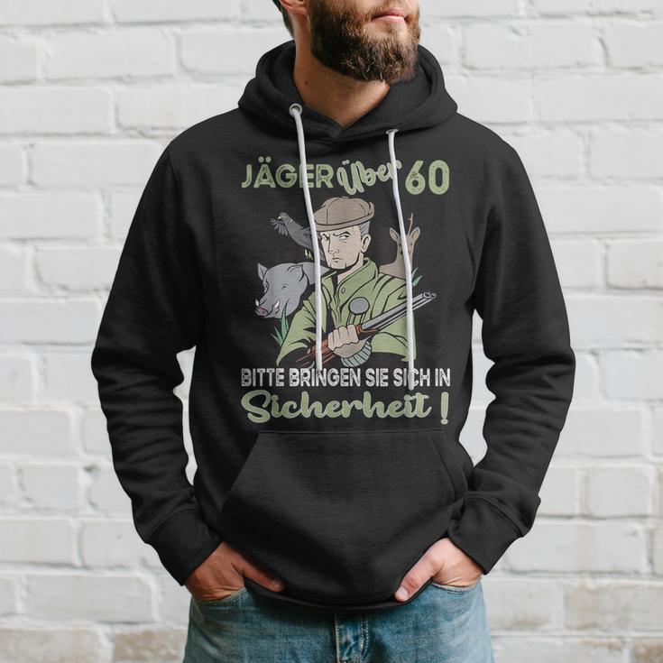 Hunter Birthday Over 60 Years Kapuzenpullover Geschenke für Ihn