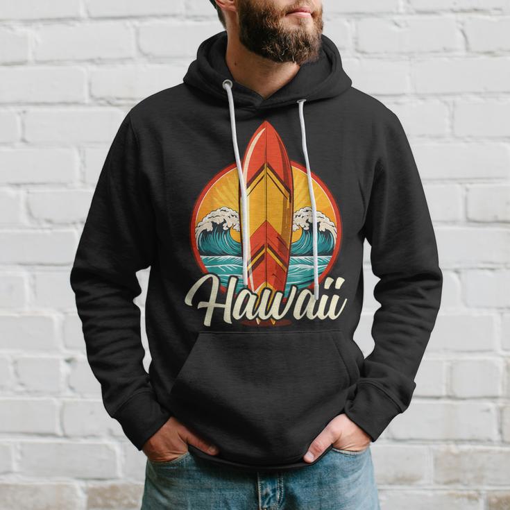 Hawaii Surfing Outfit Aloha Surfboard Retrointage Beach Kapuzenpullover Geschenke für Ihn