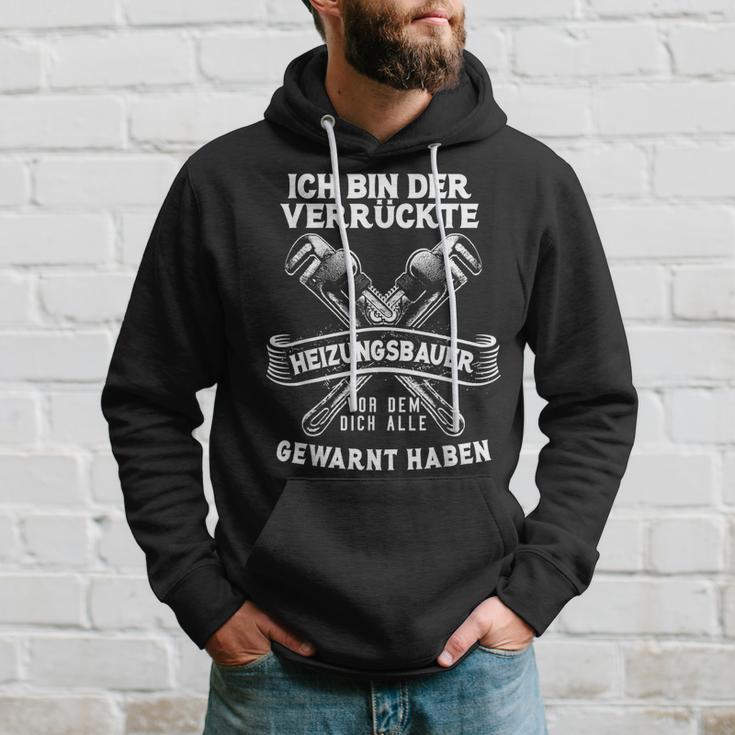 Heating Builder Heating Construction Heating Sanitary Kapuzenpullover Geschenke für Ihn