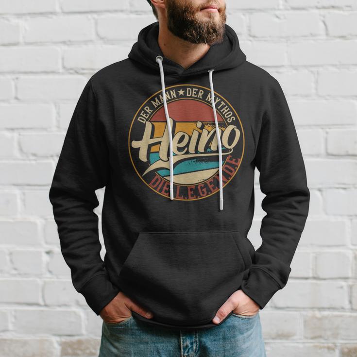 Heino The Man Of Mythos The Legend First Name Kapuzenpullover Geschenke für Ihn