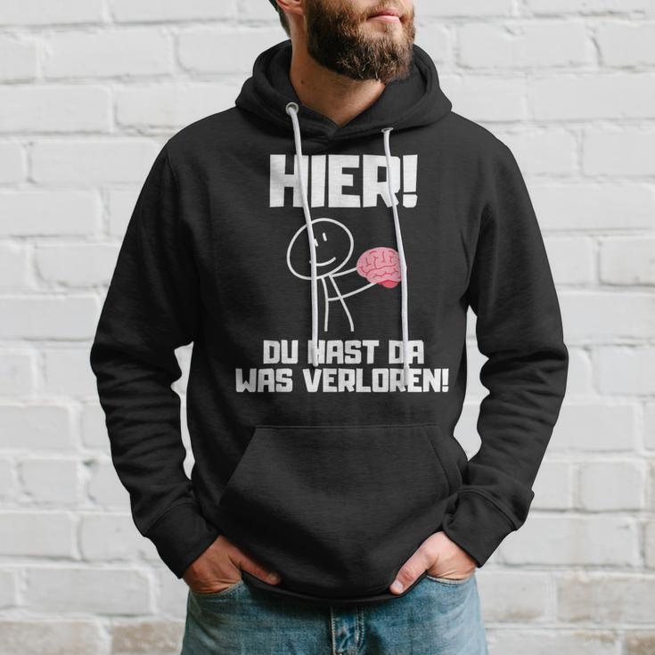 Hier Du Hast Da Waserloren Kapuzenpullover Geschenke für Ihn