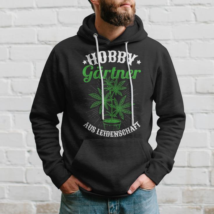 Hobby Gardener From Passion Garden Hemp Cannabis Motif Kapuzenpullover Geschenke für Ihn