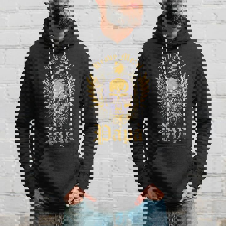 Hombre Heavy Metal Papa Cabeza De Esqueleto De Metal Death Metal