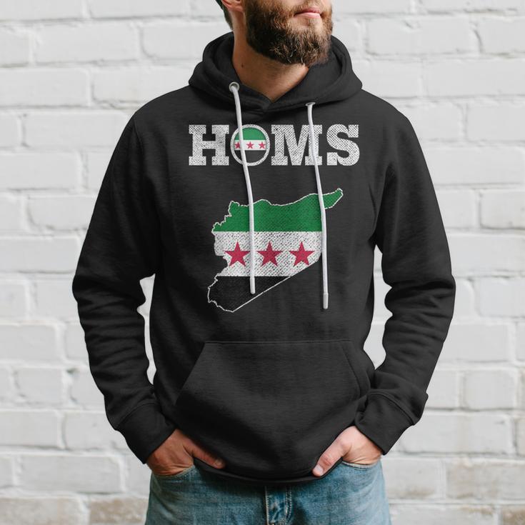 Homs Syria Free Syria Flag Syrian Kapuzenpullover Geschenke für Ihn