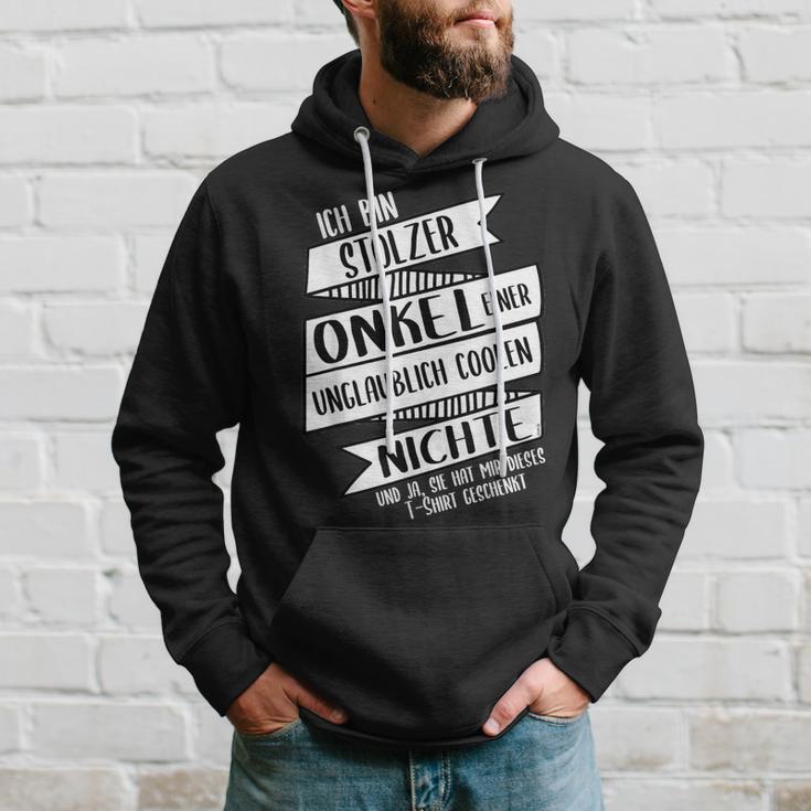 Ich Bin Stolzer Onkel Einer Coole Niche Kapuzenpullover Geschenke für Ihn