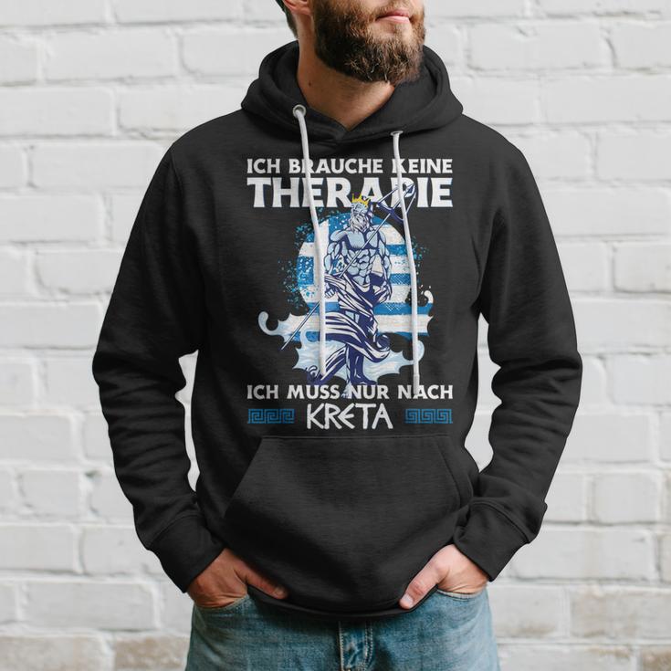 Ich Brauche Keine Therapie Ich Muss Nur Nach Kreta Kapuzenpullover Geschenke für Ihn