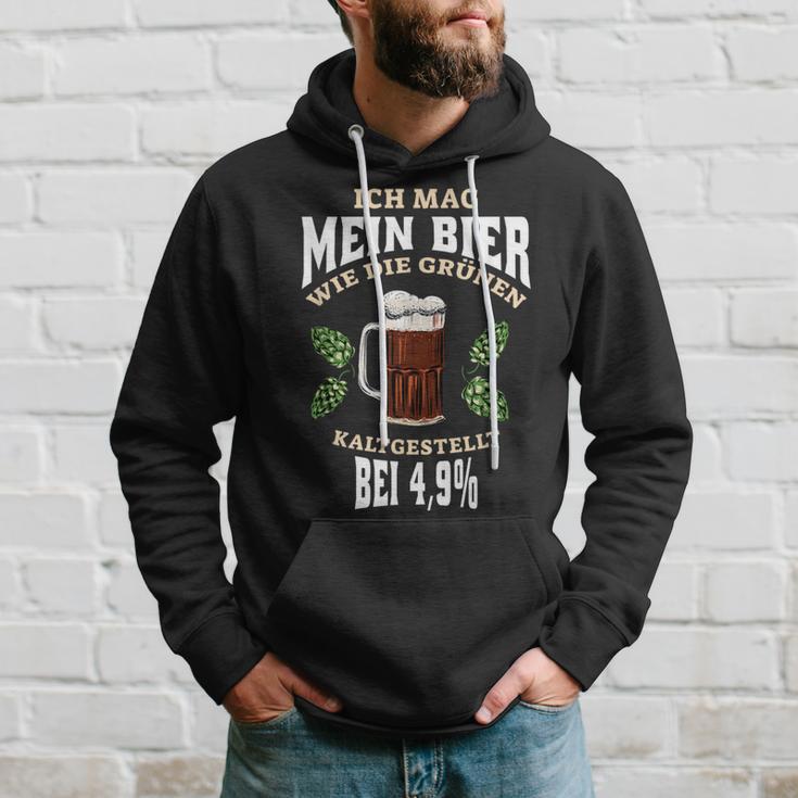 Ich Mag Mein Bier Kaltgestellt Kapuzenpullover Geschenke für Ihn