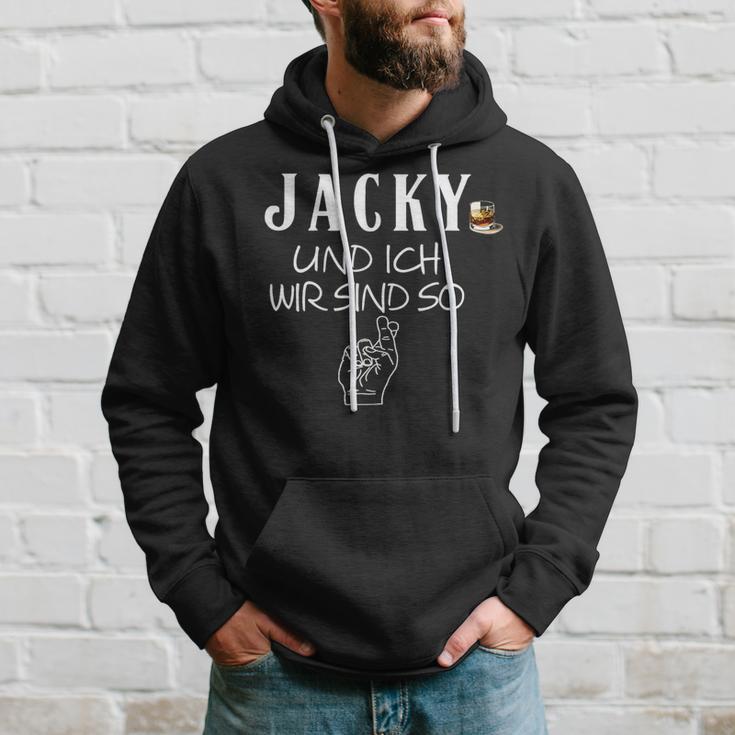 Jacky Und Ich Wir Sind So Lustiger Whisky Saufen Saying Kapuzenpullover Geschenke für Ihn