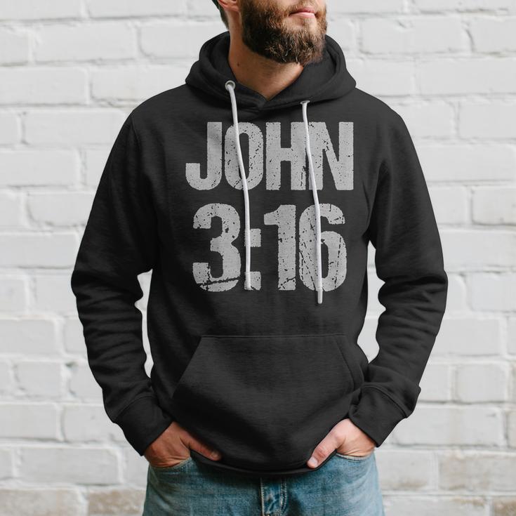 John 3 Kapuzenpullover Geschenke für Ihn