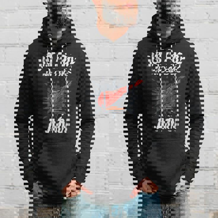 Just A Boy Who Loves Jamon Jamon Sudadera Regalos para él