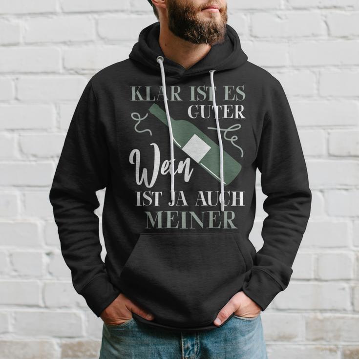 Klar Ist Es Gute Wein Ist Ja Auch Meiner Winzer Kapuzenpullover Geschenke für Ihn