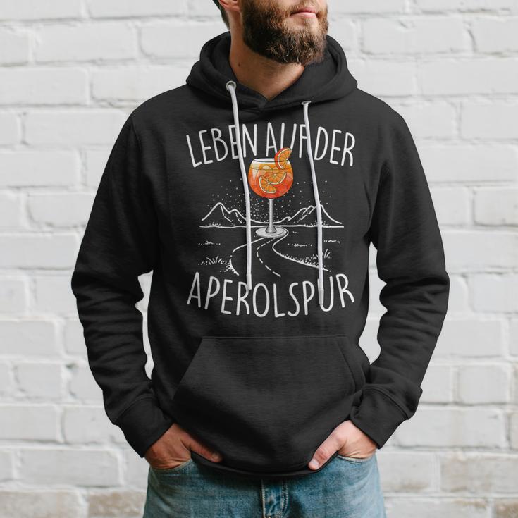 Leben Auf Der Aperolspur Official Spritz Club Aperollin' Kapuzenpullover Geschenke für Ihn