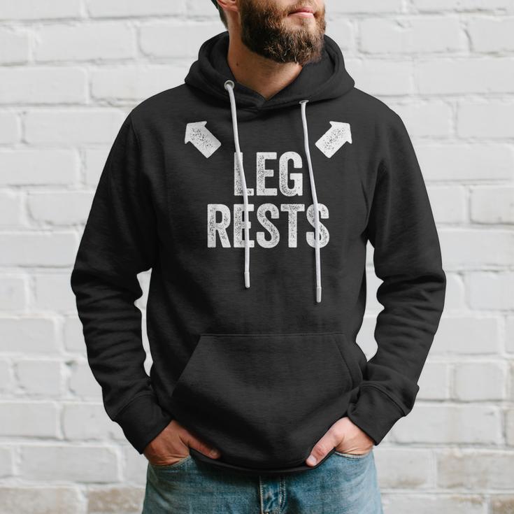 Leg Rests Adult Humour Dad Joke Kapuzenpullover Geschenke für Ihn