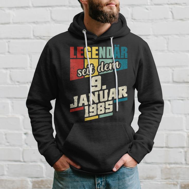 Legendary Since 9Th January 1985 Birthday 911985 Kapuzenpullover Geschenke für Ihn