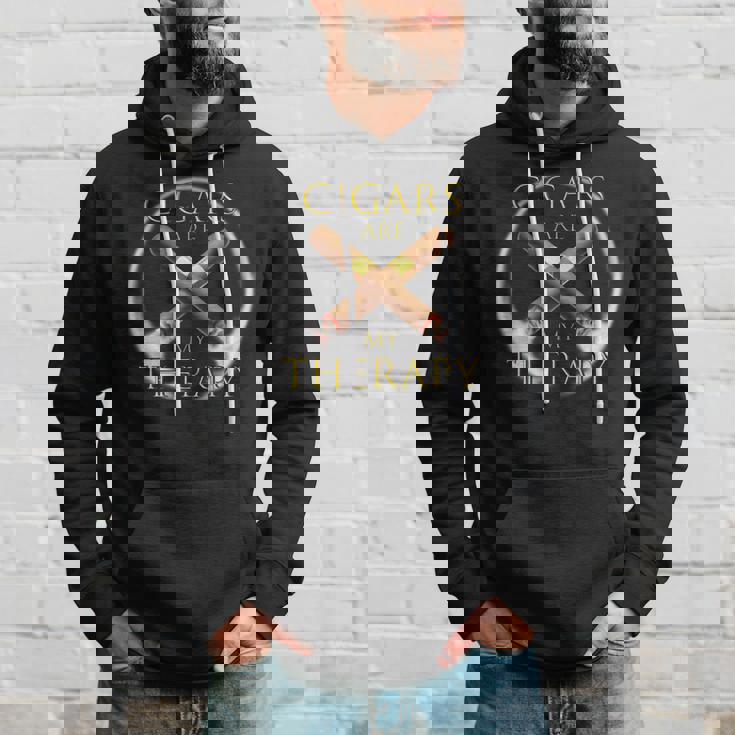 Les Cigares Amusants Sont Ma Thérapie Cadeau Du Fumeur De Ci Sweat à capuche Cadeaux pour lui