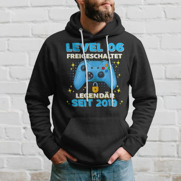 Level 6 Jahre Geburtstags Junge Gamer 2019 Geburtstag Kapuzenpullover Geschenke für Ihn