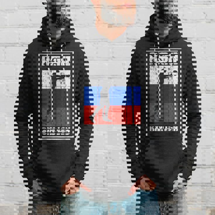 Leyenda De Boxeo Ruso Con Bandera Para Boxeador De Rusia Sudadera Regalos para él