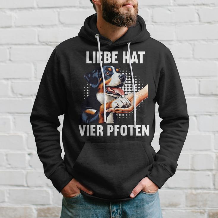 Liebe Hatier Pfoten Appenzeller Mountain Dog Kapuzenpullover Geschenke für Ihn