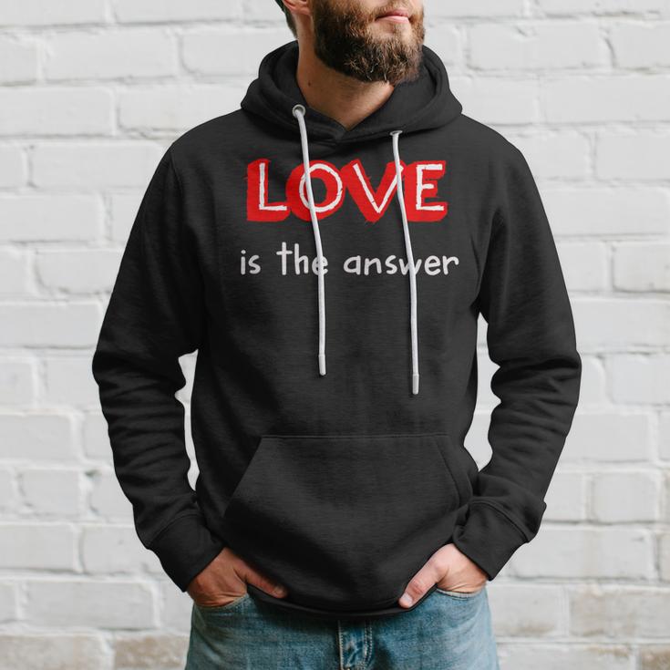 Love Is The Answer Kapuzenpullover Geschenke für Ihn