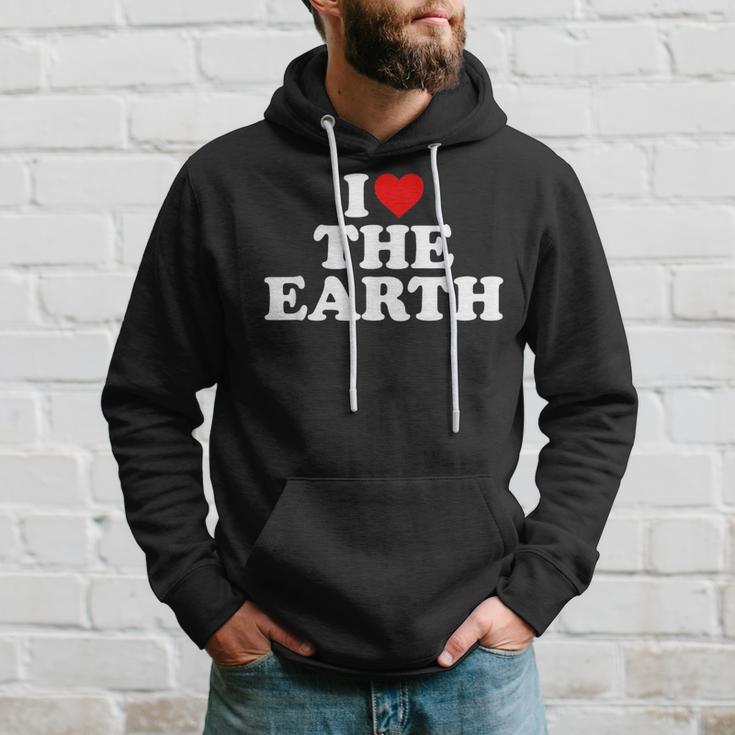 I Love The Earth Heart Environmental Alist Kapuzenpullover Geschenke für Ihn