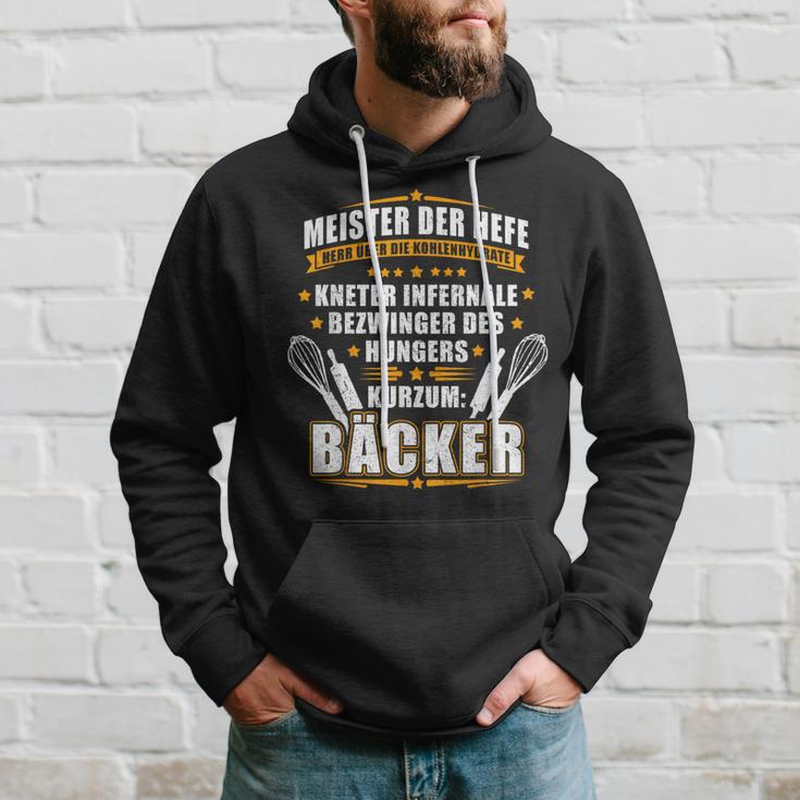 Master Of The Yeast And Mr Over The Carbohydrates Bakers Kapuzenpullover Geschenke für Ihn