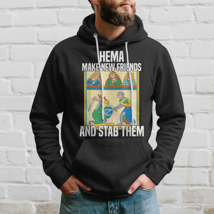 Medieval Sword Fighting Traditions And Tournaments Hema Kapuzenpullover Geschenke für Ihn