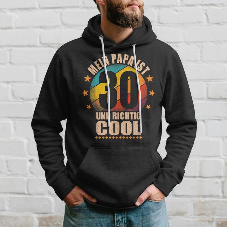 Mein Papa Ist 30 Und Richtig Cool 30Th Birthday Man Kapuzenpullover Geschenke für Ihn