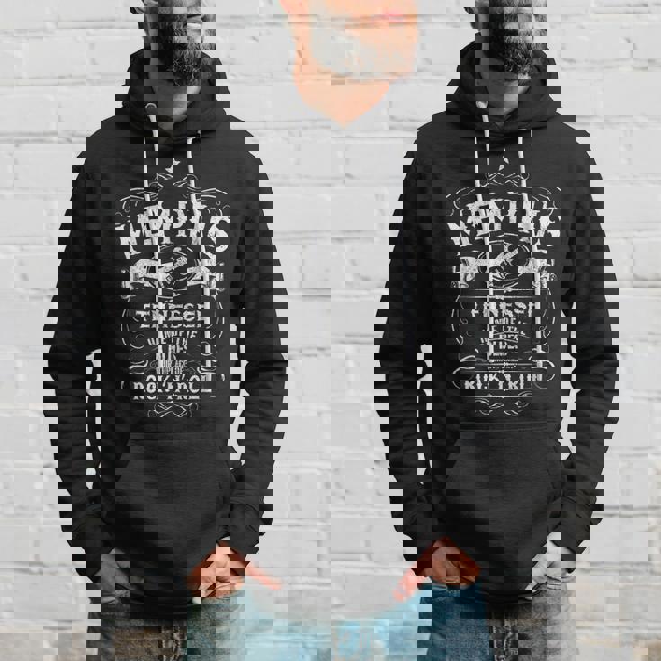 Memphis Tennessee Blues Country Music Guitarraintage Sudadera Regalos para él
