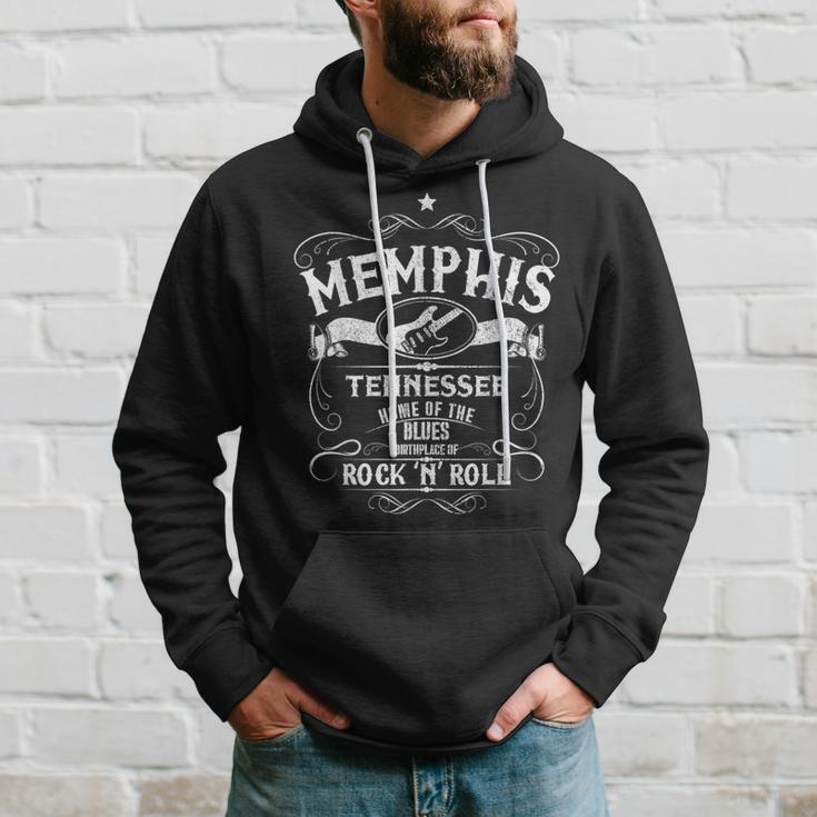 Memphis Tennessee Blues Country Music Usaintage Souvenir Kapuzenpullover Geschenke für Ihn